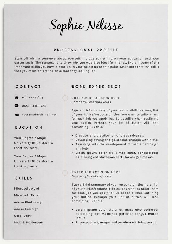 Best Resume Layout Examples