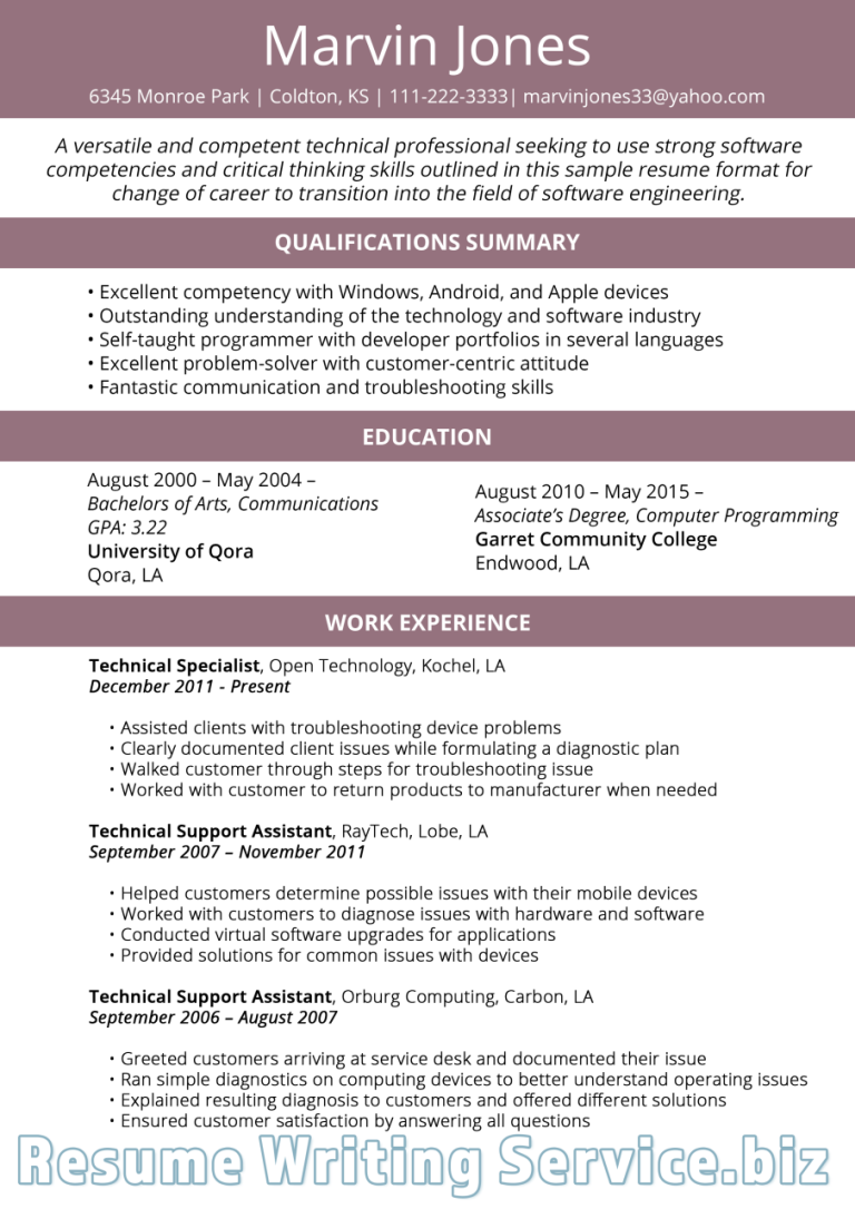 How To Write A Good Resume 2019