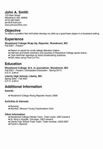 Resume For Teenager First Job / 15+ Teenage Resume Templates PDF, DOC