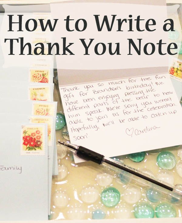 What To Write In A Thank You Card