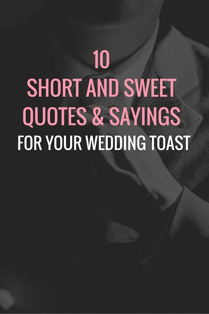 How To Conclude A Wedding Speech