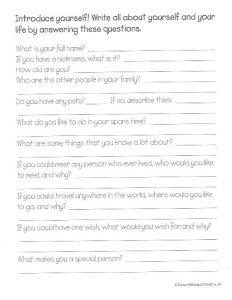 Questions about yourself How to introduce yourself, This or that