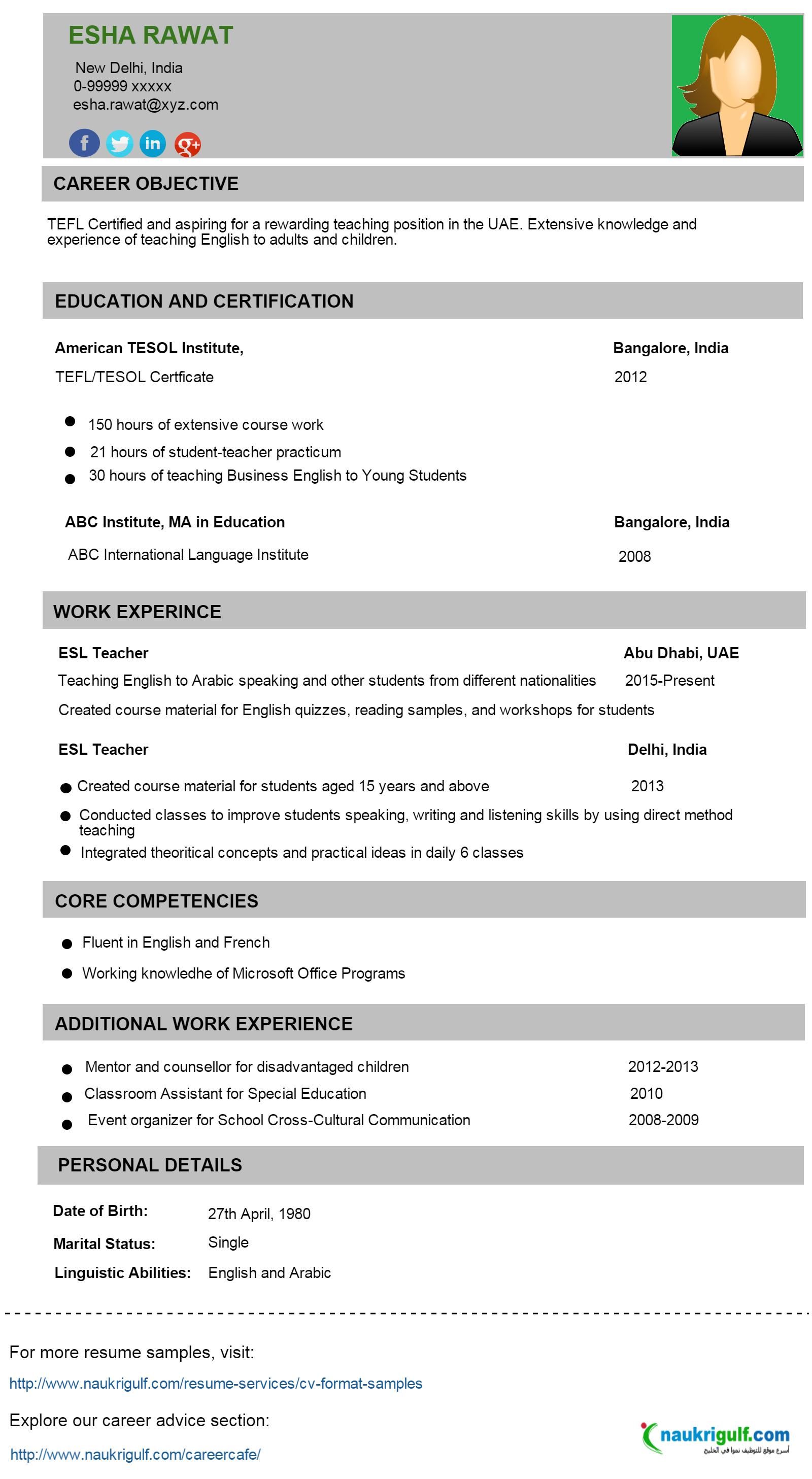 Teaching abroad requires you to create a perfect CV that helps you to