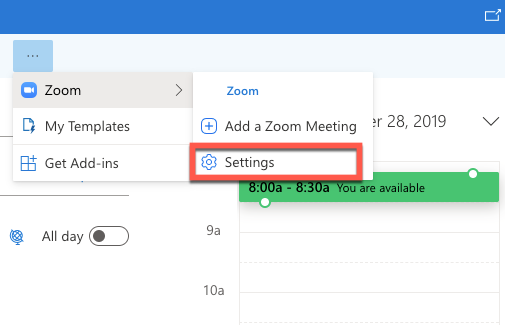 How To Set Up A Zoom Meeting Via Outlook