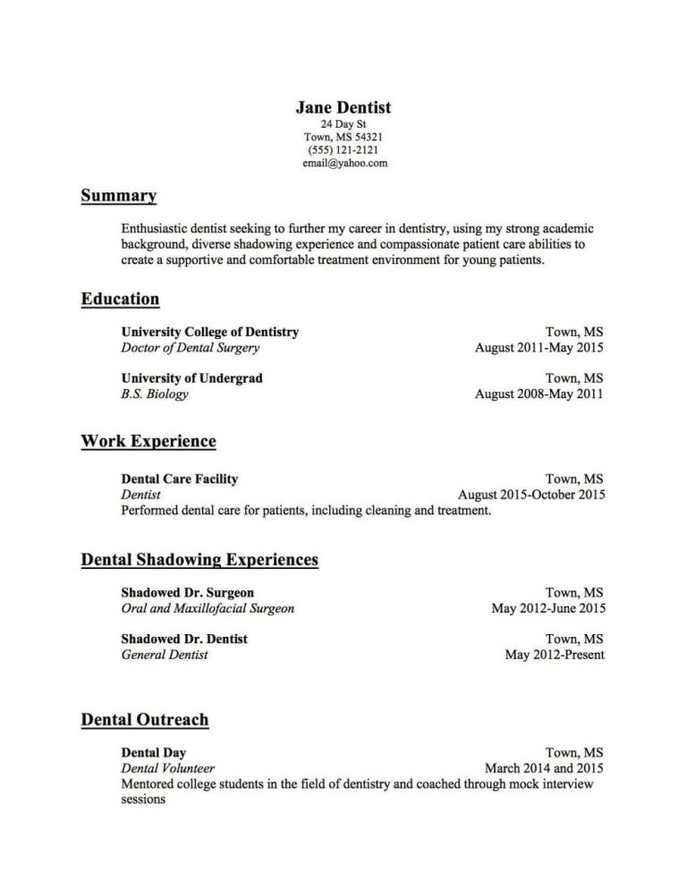 How To Write Shadowing Experience On Resume