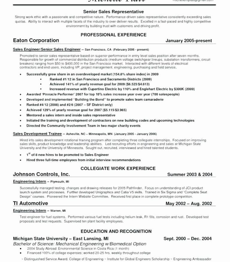 How To Write A Resume For A Sales Associate Position