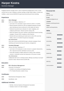 Business Manager Resume—Examples and 25+ Writing Tips