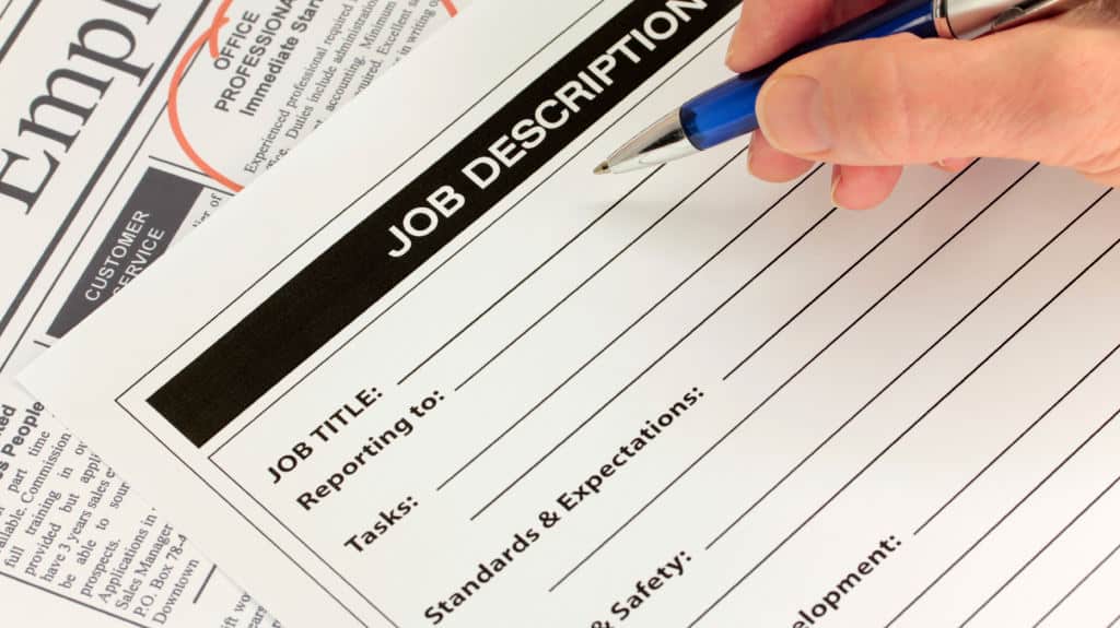 How To Write A Job Description For Your Own Job