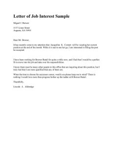 Job Letter Of Interest Letter of Interest Examples and Format