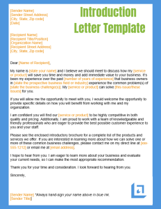 Letter Of Introductions Sample Collection Letter Template Collection