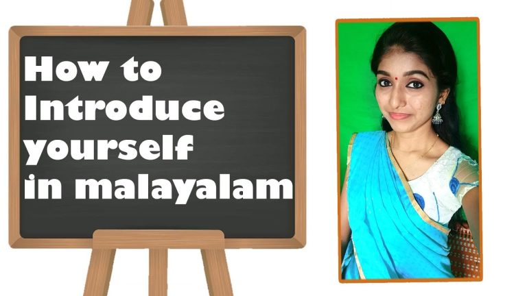 How To Introduce Yourself In Tamil