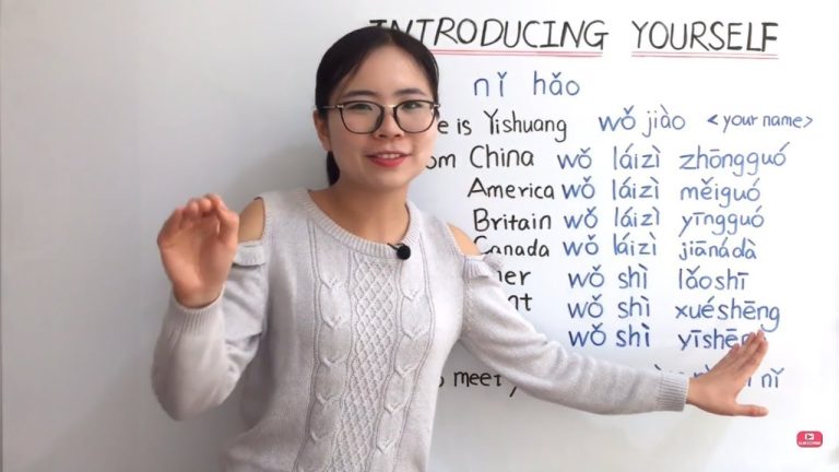 How To Introduce Yourself In Chinese Mandarin