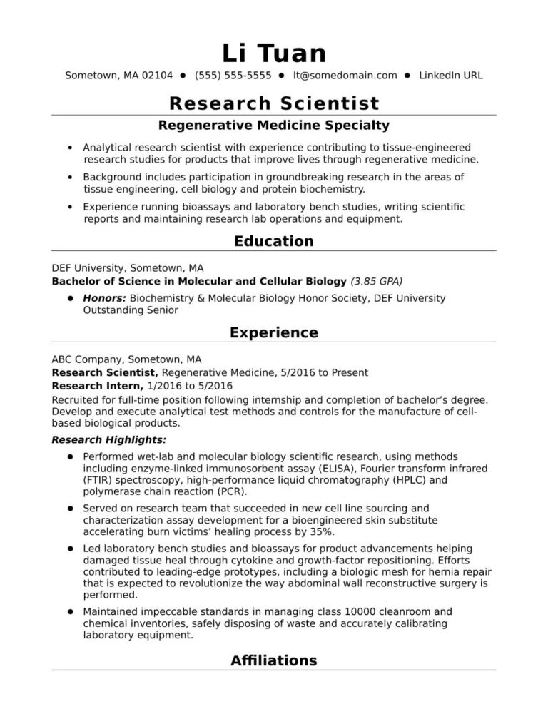 How To Write Research Paper In Resume