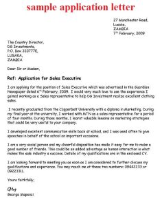 job application letter example how to write a job application letter