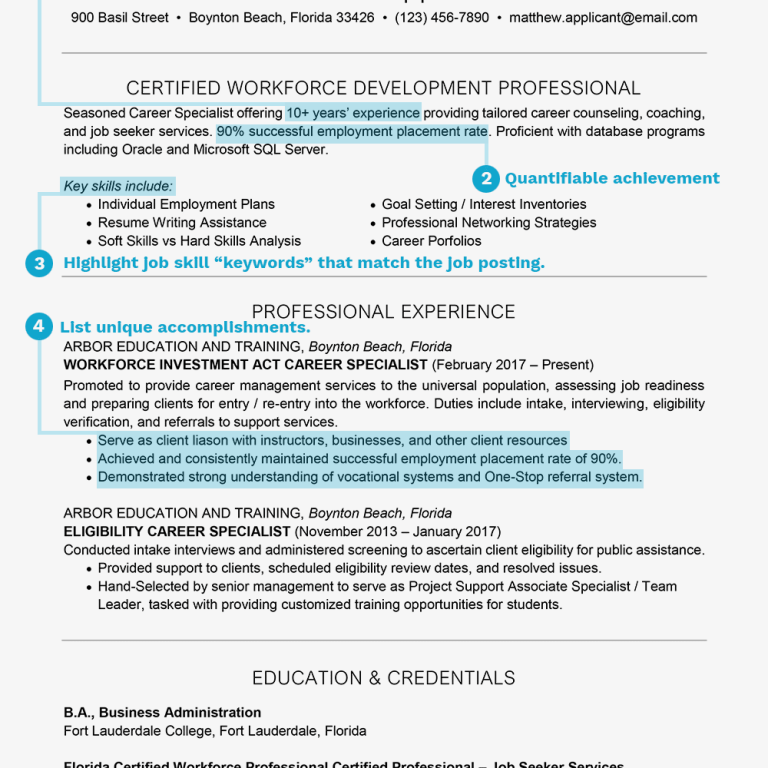 How To Write Good Resume Summary