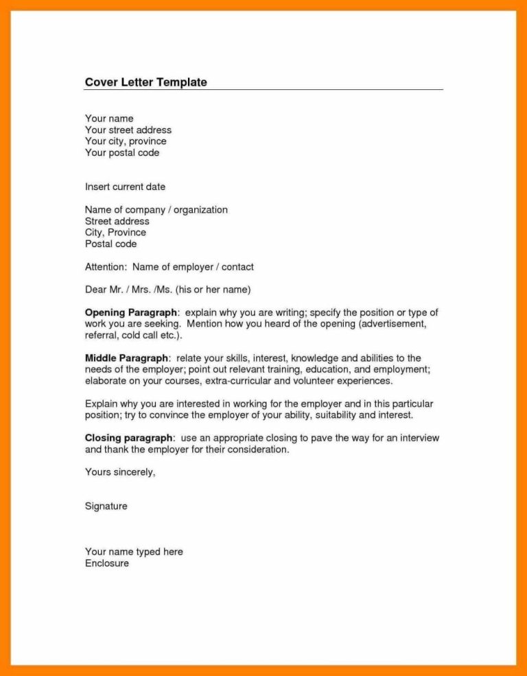 How To Write A Cover Letter Without Employer Name