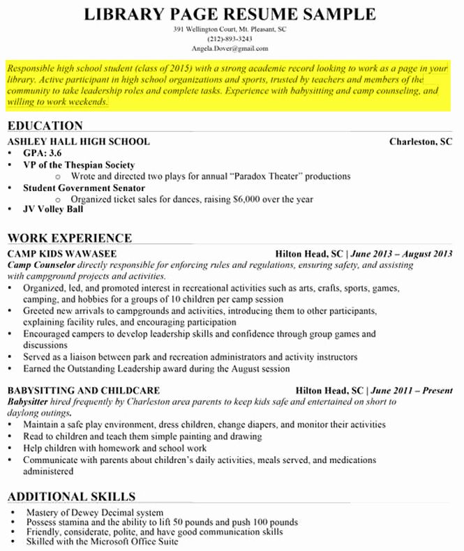 How To Write A Great Objective For A Resume