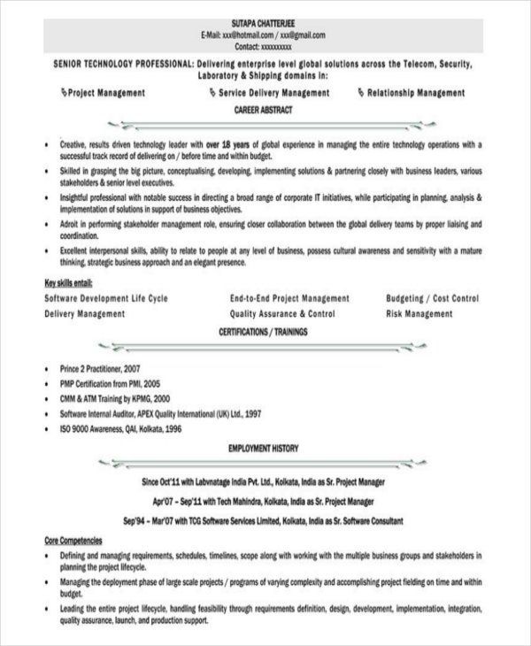 Business Resume Examples 2019