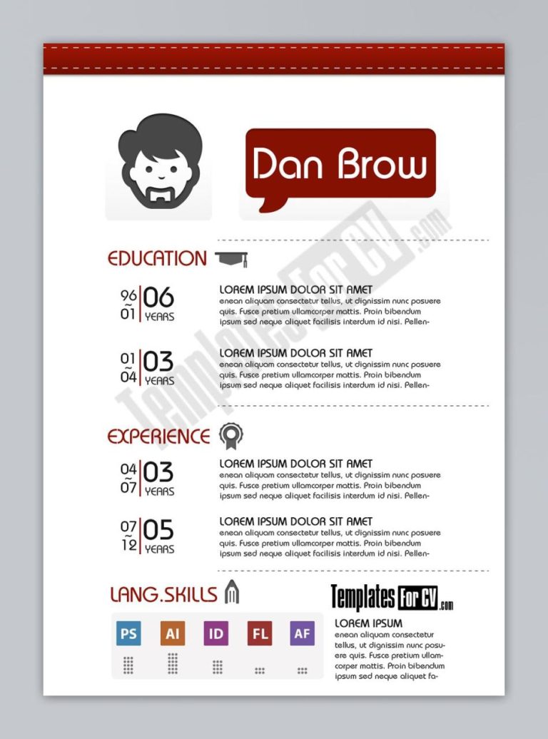 Creative Resume Samples Graphic Design