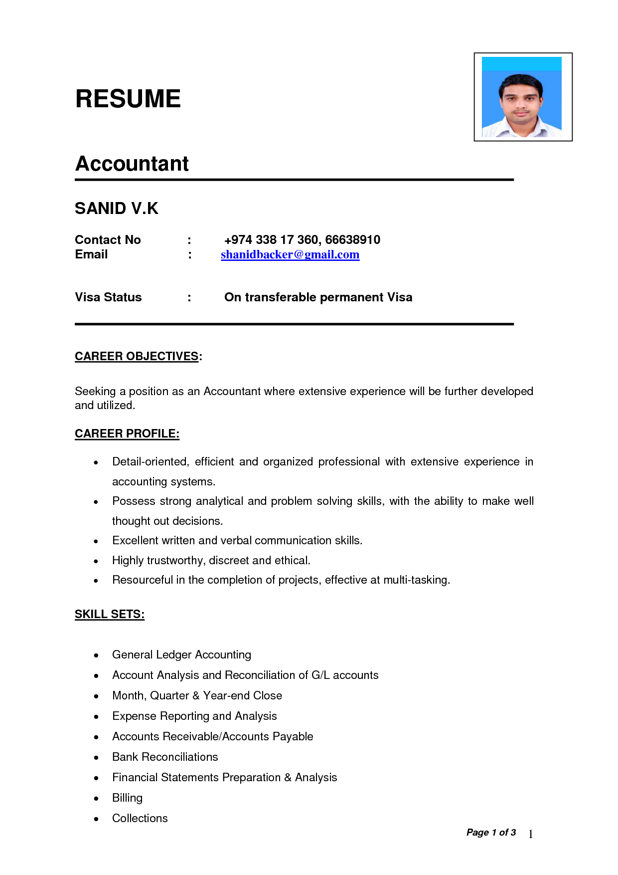 Resume Format India , format india resume ResumeFormat Resume