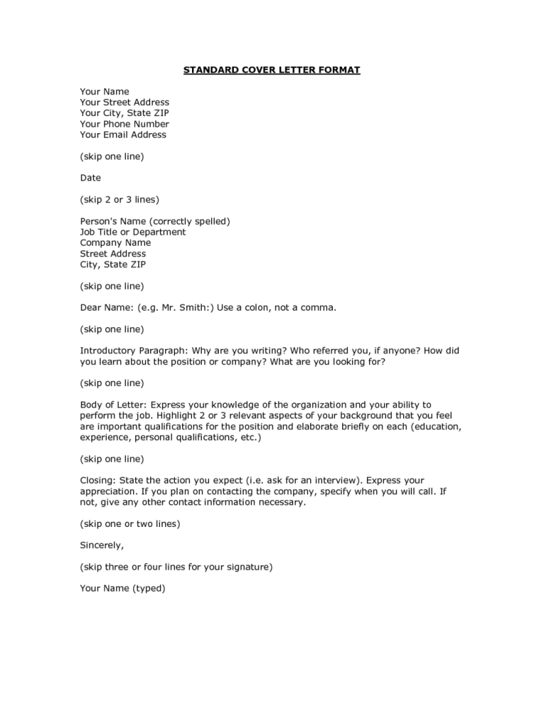 How To Write Date In A Cover Letter