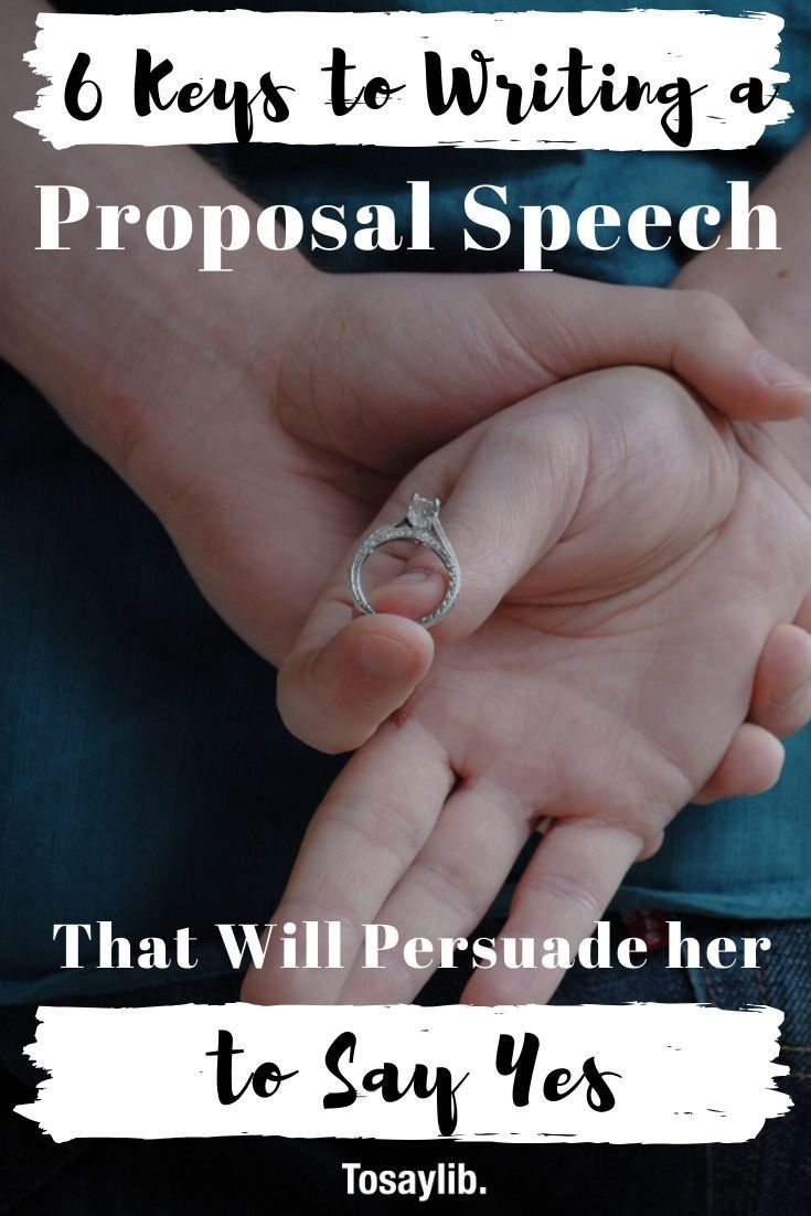 What To Say In Engagement Speech