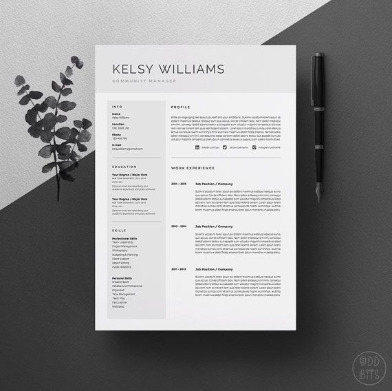 2 Page Cv Format Word File