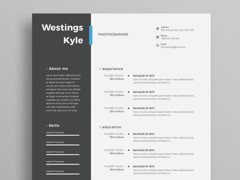 Academic Cv Template Word Free Download