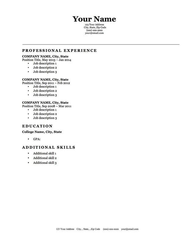 How To Write Professional References On A Resume