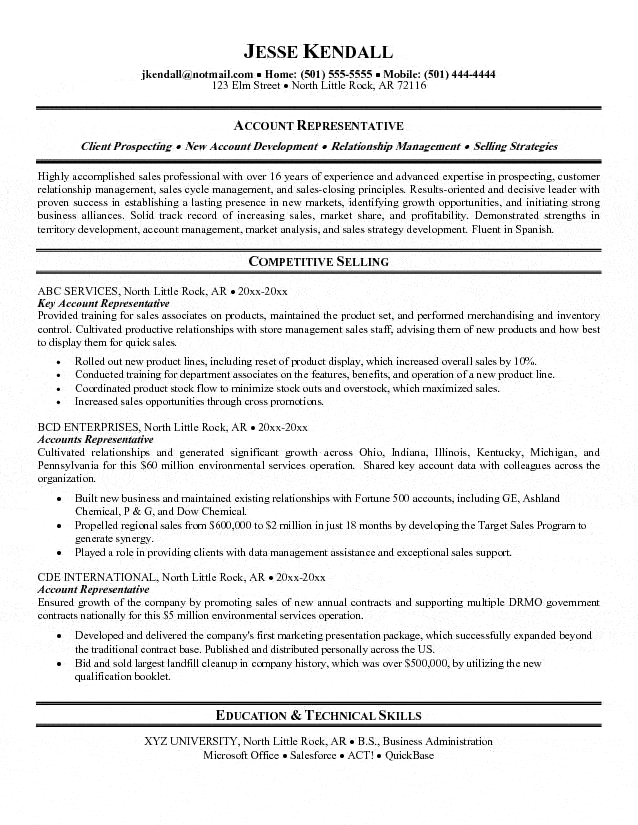 Accounting Resume Summary Statement Examples