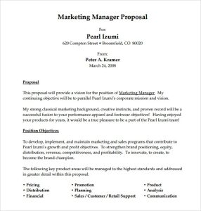 FREE 12+ Sample Job Proposal Templates in Google Docs MS Word Pages