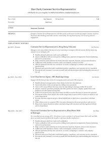 How to Customer Service Representative Resume & + 12 PDF Samples