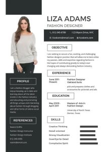 10+ Fashion Designer Resume Templates DOC, PDF Free & Premium Templates