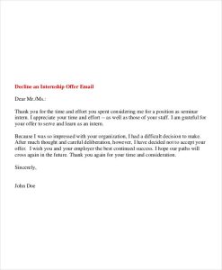 FREE 6+ Internship Email Examples & Samples in PDF Examples
