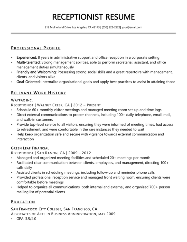 How To Write Educational Attainment In Resume
