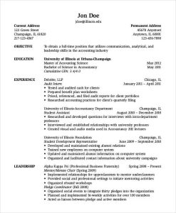 Generic Resume Template 28+ Free Word, PDF Documents Download Free