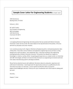 FREE 8+ Sample Cover Letter For Internship in MS Word PDF