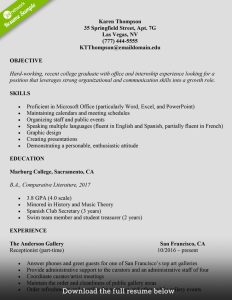 How to write a college student resume (with examples) in 2021 College
