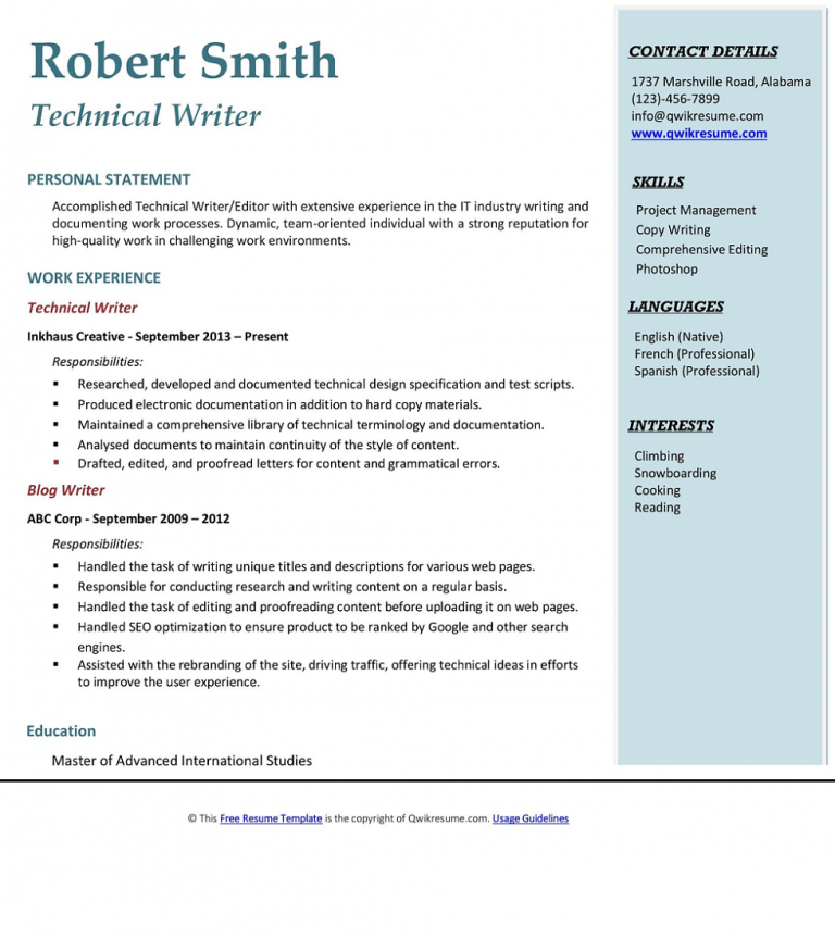 How To Write Resume Summary For Career Change