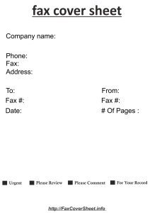 😃How To Write a Fax Cover Sheet in Simple Steps😃