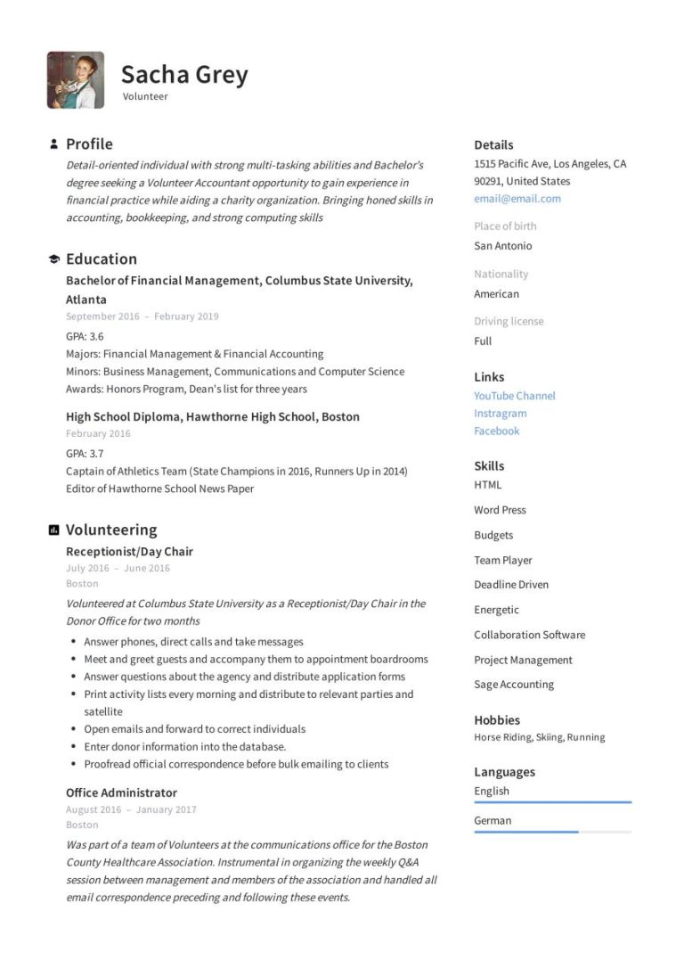 Sample Teacher Resume 2019