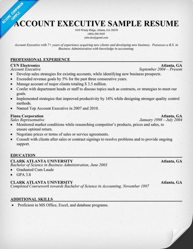 Accounts Manager Cv Template