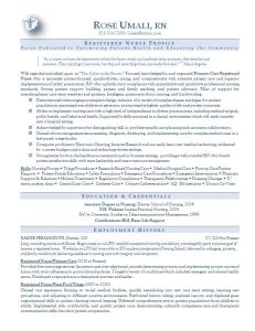How To Write An Objective For A Nursing Resume Resume