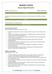 Energy Engineer Resume Samples QwikResume