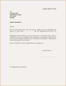 Download Best Of Resignation Letter From Job Samples lettersample