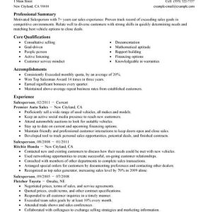 Example Of A Resume Summary With No Experience Copywriter And Editor