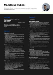 Resume Headline For Experienced Software Tester Its Your Curriculum Vitae