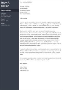 Recent Graduate Cover Letter Examples & Templates to Fill