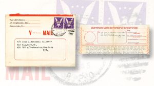 The covers and letters that document atomic bomb’s design, assembly and