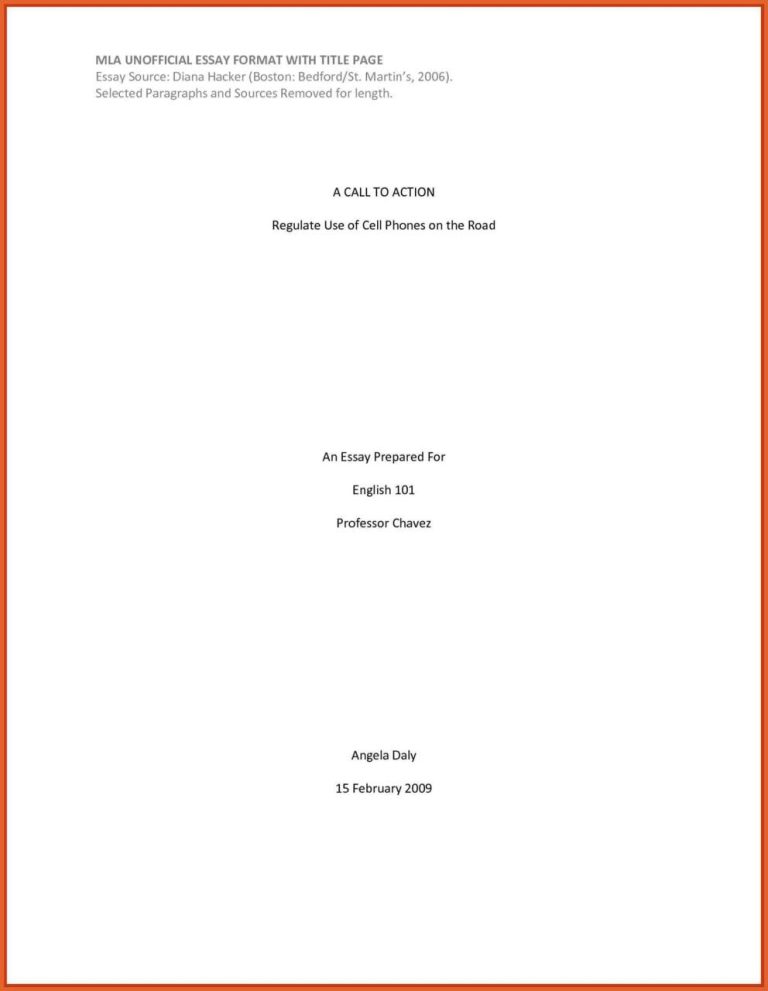 How To Write A Cover Sheet For A Research Paper